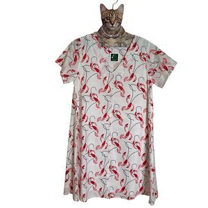New Compania Fantastica Lobster Print Dress Size M